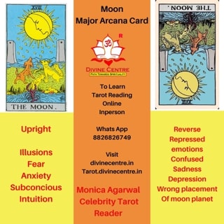 The Moon Tarot Card