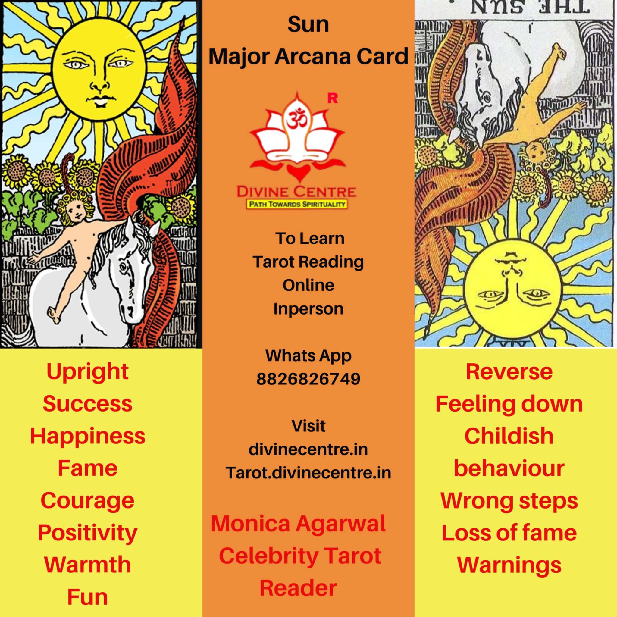 The Sun Tarot Card Major Arcana Spiritual Blog By Monica Agarwal