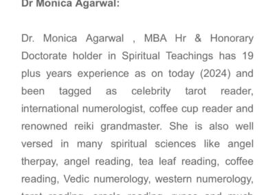 Top 10 Tarot reader in world - dr monica agarwal - Hindustan Express